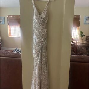Beautiful gold/champagne dress purchased  for $550 from Boca Raton bridal.
